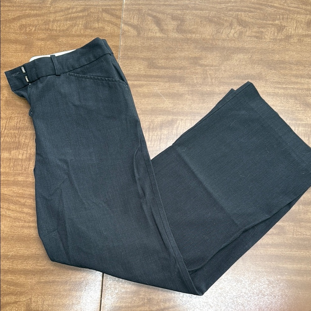 Worthington Dark Gray Wide Leg Business Slacks Size 2P